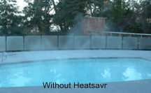 Pool photo taken prior to adding Heatsavr   